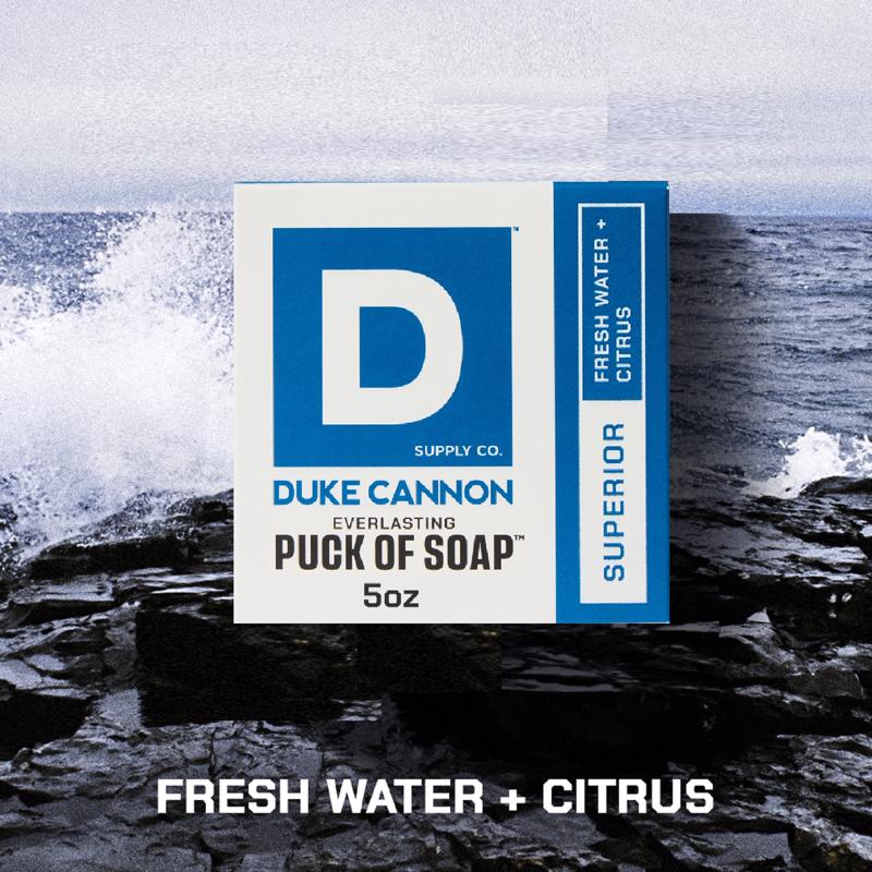 Duke Cannon Superior Fresh Water + Citrus Scent Bar Soap 5 oz