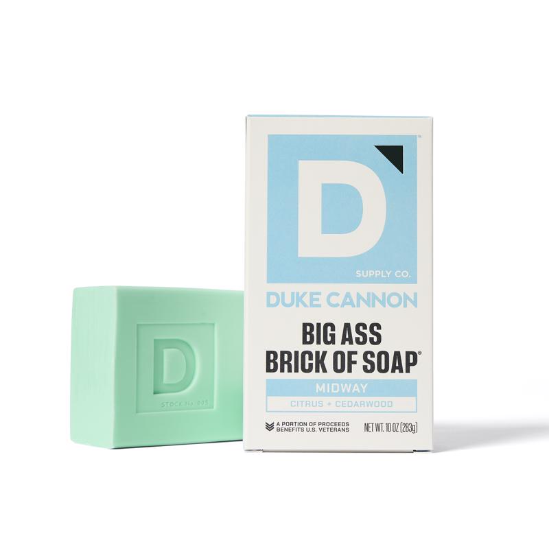 Duke Cannon Midway Citrus + Cedarwood Scent Bar Soap 10 oz