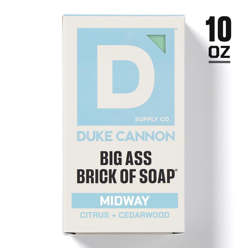 Duke Cannon Midway Citrus + Cedarwood Scent Bar Soap 10 oz