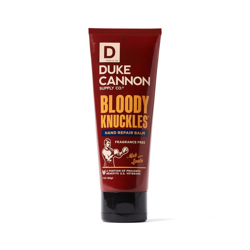 Duke Cannon Bloody Knuckles Fragrence Free Scent Hand Repair Balm 3 oz