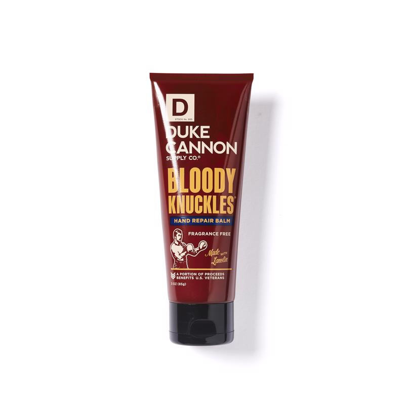 Duke Cannon Bloody Knuckles Fragrence Free Scent Hand Repair Balm 3 oz