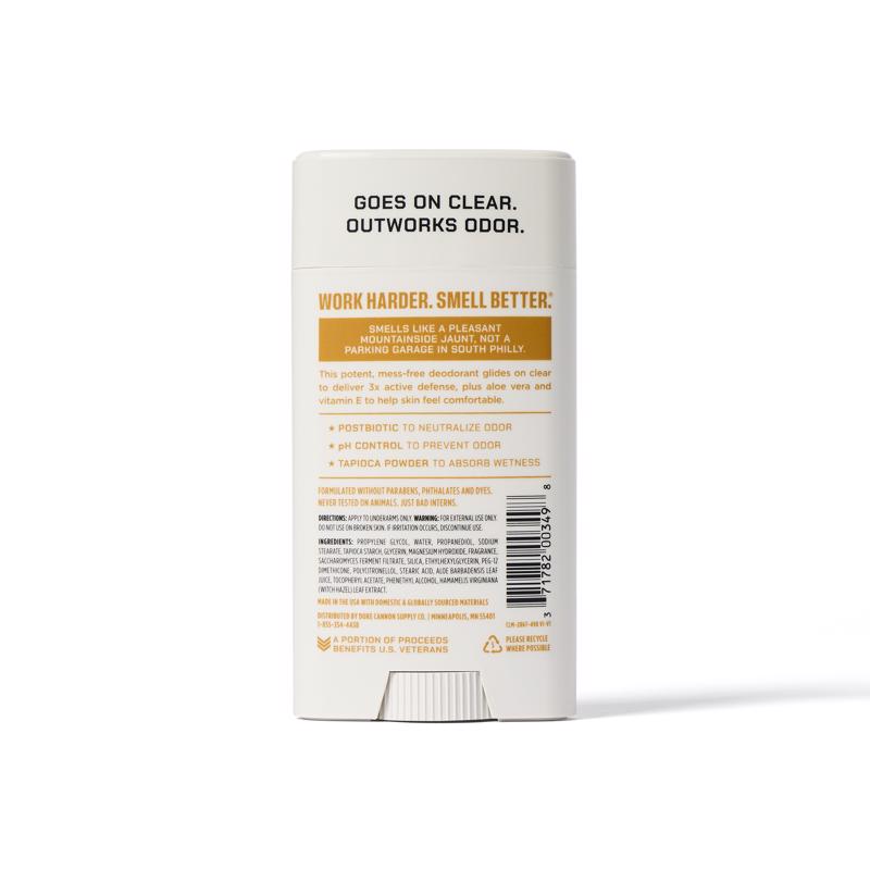 Duke Cannon Air Defence White Aluminum Free Deodorant 3 oz