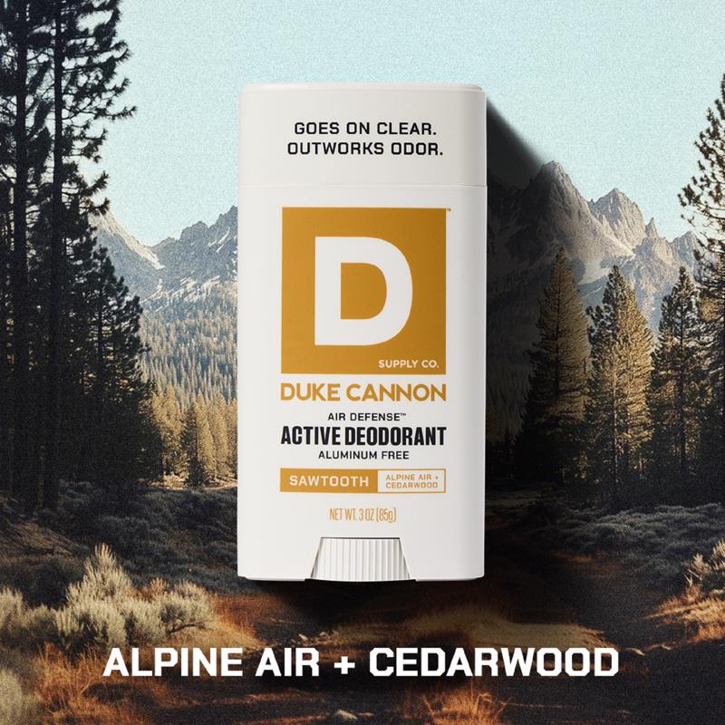 Duke Cannon Air Defence White Aluminum Free Deodorant 3 oz