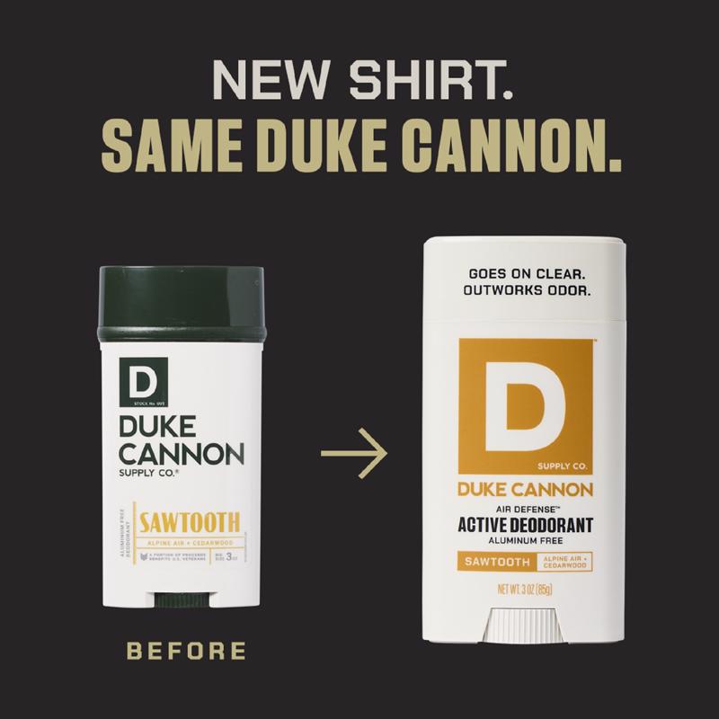 Duke Cannon Air Defence White Aluminum Free Deodorant 3 oz