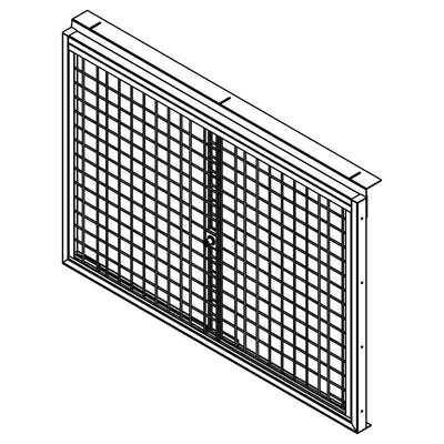 Gondola Security Cage 36" x 30" Convenience Set