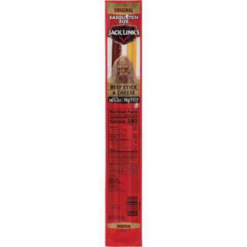 Jack Link's Original Beef Stick and Cheese 2.45 oz Packet