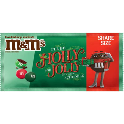 M&M's Holly Jolly Milk Chocolate/Peppermint Chocolate Candies