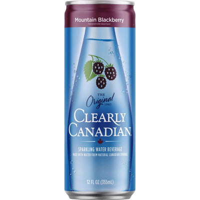 Clearly Canadian Black Berry Sparkling Spring Water 12 fl. oz.