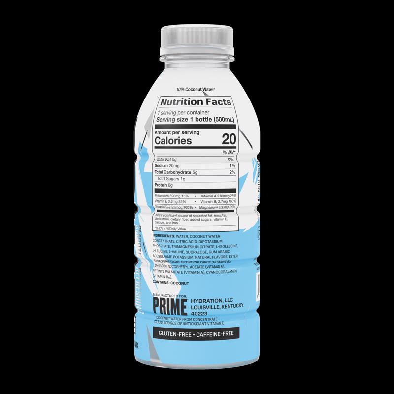 Prime Hydration Blueberry Beverage 16.9 oz