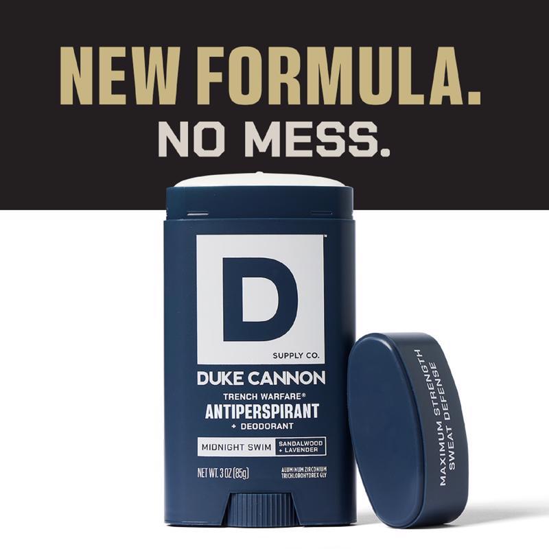 Duke Cannon Trench Warfare Blue Antiperspirants/Deodorants 3 oz