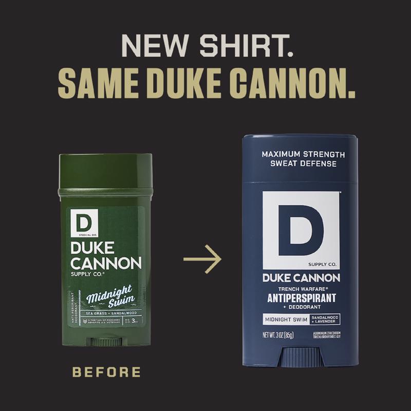 Duke Cannon Trench Warfare Blue Antiperspirants/Deodorants 3 oz