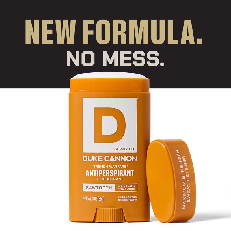 Duke Cannon Trench Warfare Orange Antiperspirants/Deodorants 3 oz