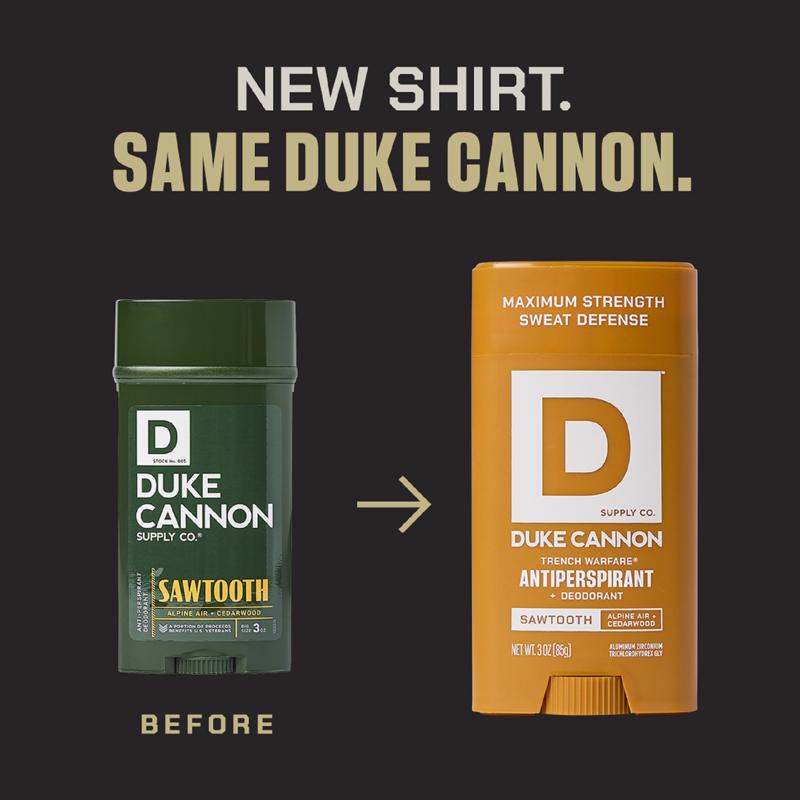 Duke Cannon Trench Warfare Orange Antiperspirants/Deodorants 3 oz