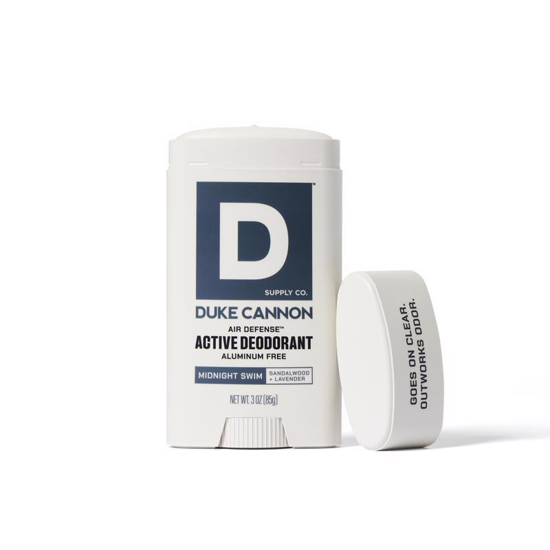 Duke Cannon Midnight Swim White Aluminum Free Deodorant 3 oz