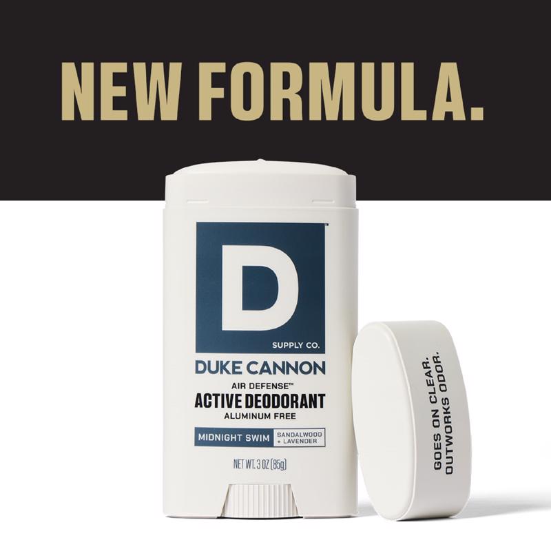 Duke Cannon Midnight Swim White Aluminum Free Deodorant 3 oz