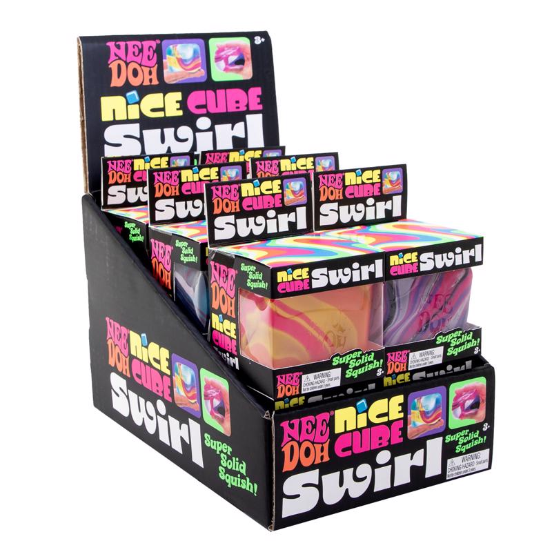 NeeDoh Nice Cube Swirl Assorted