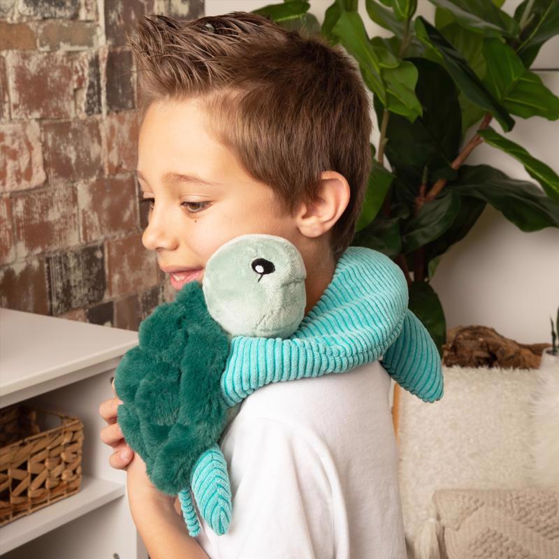 Hugimals World Hugarounds Sidney the Sea Turtle Weighted Neck and Shoulder Wrap Blue