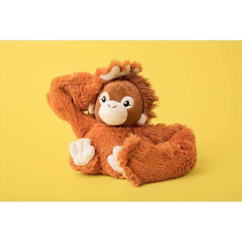 Hugimals World Hugarounds Ollie the Orangutan Weighted Neck and Shoulder Wrap Orange