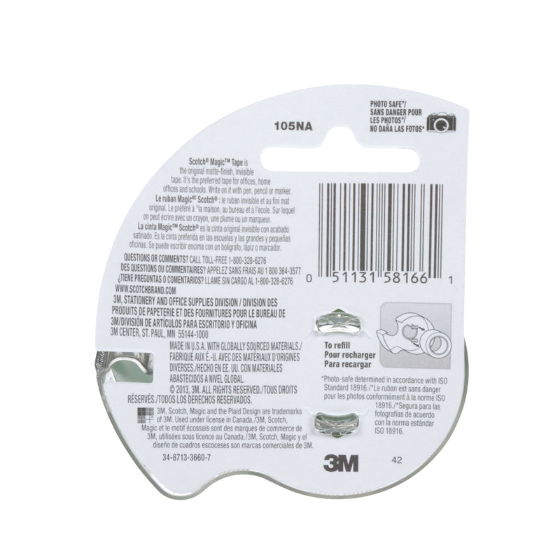 Scotch Magic 3/4 in. W X 300 in. L Tape