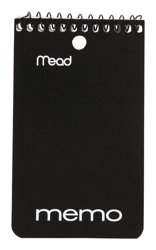 Mead 3 in. W X 5 in. L Wide Ruled Spiral Assorted Memo Book