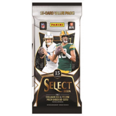 Panini NFL 2024 Select Football Fat Pack Trading Cards Multicolored 15 pc