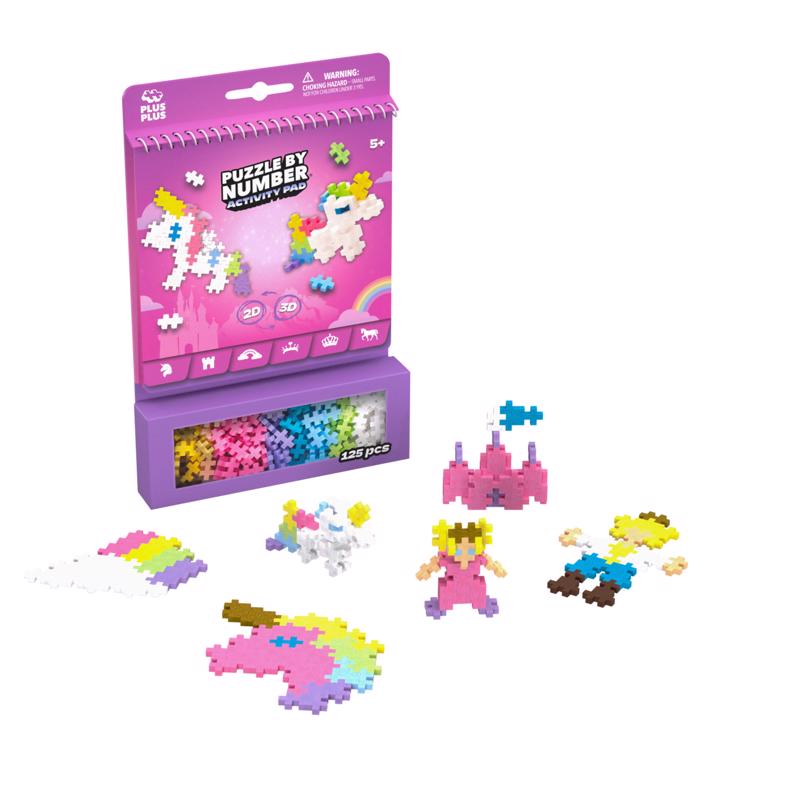 Plus-Plus Puzzle By Number Activity Pad 16 pc