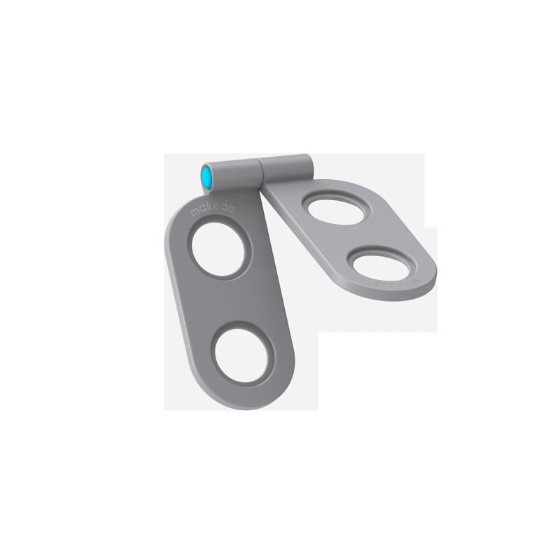 Makedo Spin Hinge Construction Playset Grey 6 pc