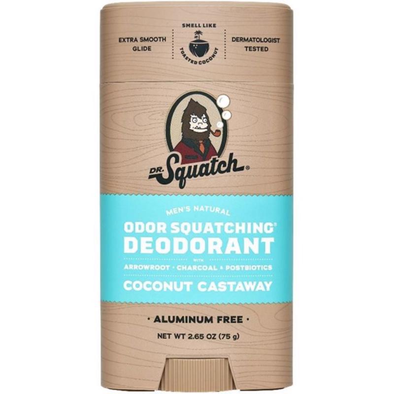 Dr. Squatch Coconut Castaway Deodorant 2.65 oz