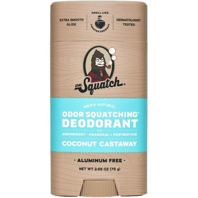 Dr. Squatch Coconut Castaway Deodorant 2.65 oz