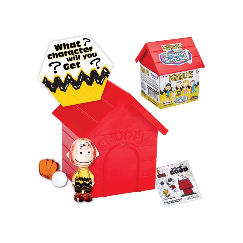 Cra-Z-Art Peanuts Crystal Surprise Dog House and Figure Toy