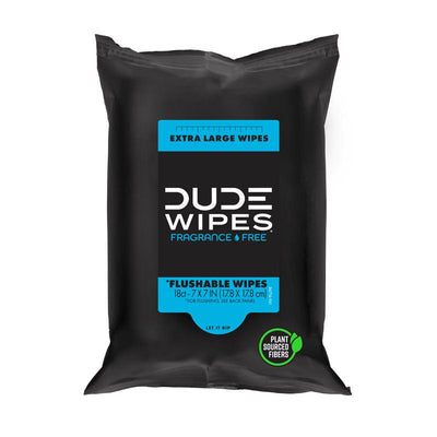 Dude Wipes White Flushable Wipes 18 ct