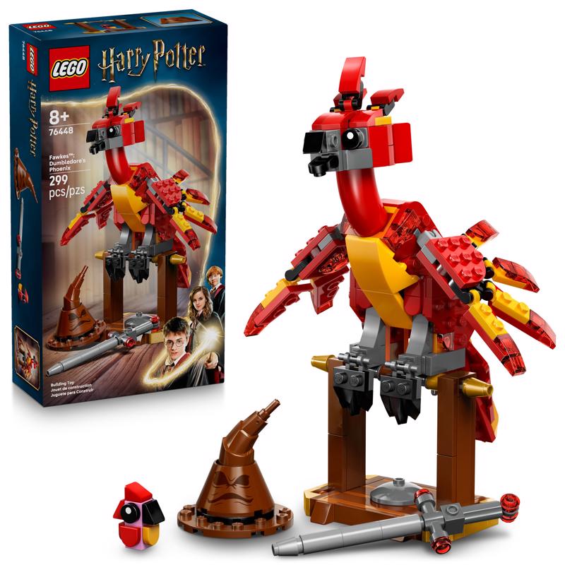 LEGO Fawkes Dumbledore's Phoenix Building Set Multicolored 299 pc
