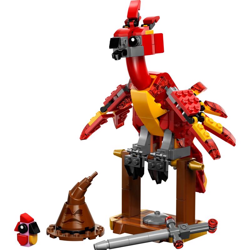 LEGO Fawkes Dumbledore's Phoenix Building Set Multicolored 299 pc
