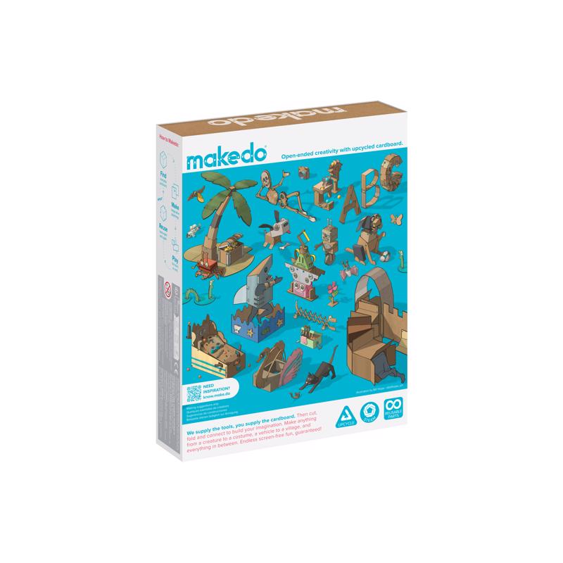 Makedo Explore Kit for 1 to 2 Makers Construction Playset 50 pc