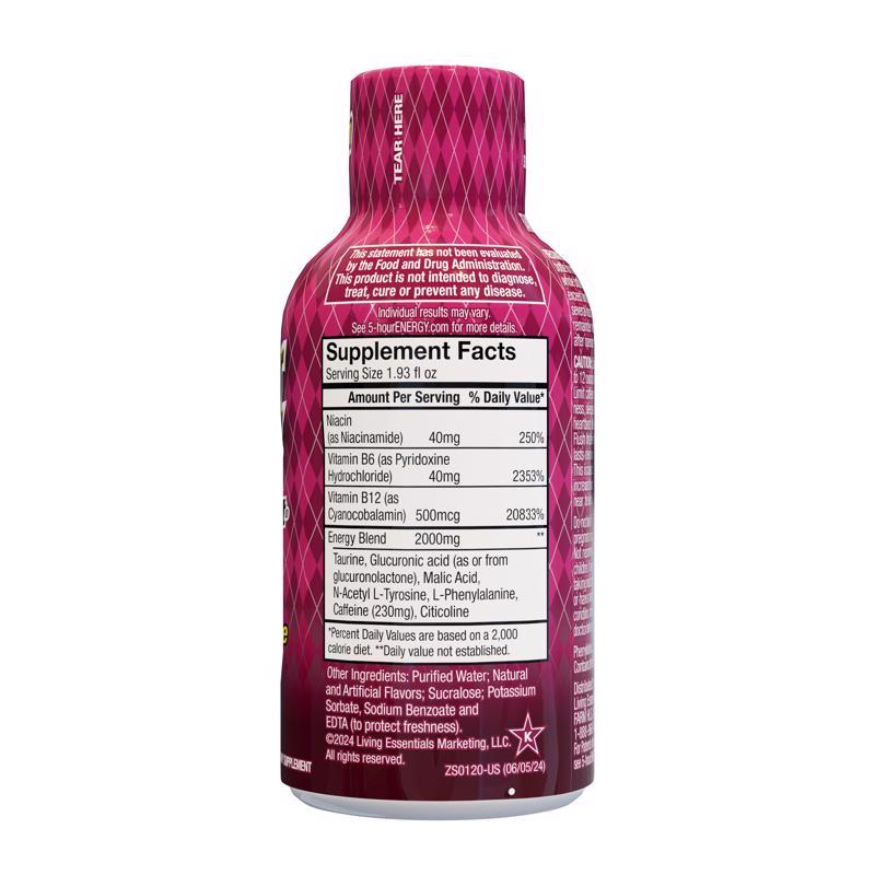 5-hour Energy Sugar Free Grape Energy Shot 1.93 fl. oz.