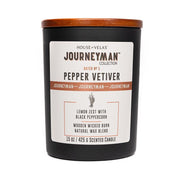 House of Velas Journeyman Black Black Pepper Vetiver Scent Candle 15 oz