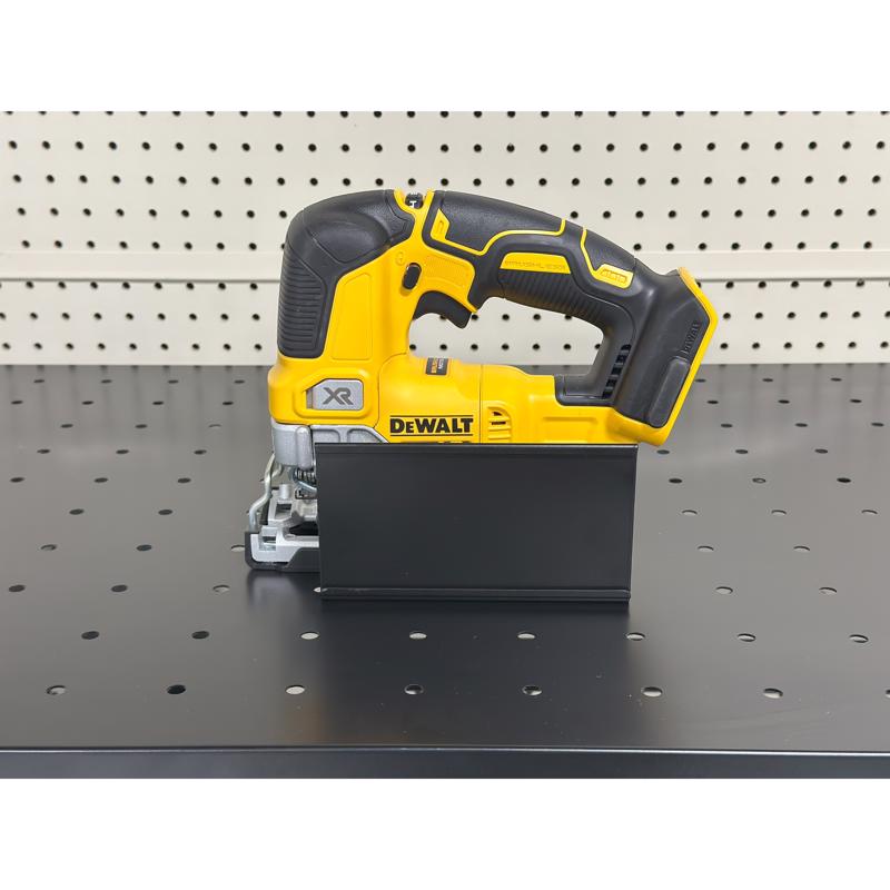 3 in. H X 6 in. W X 1 in. D Black Metal Power Tool Freestanding POP Display