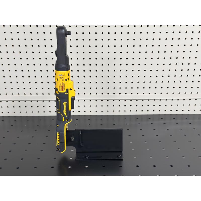 3 in. H X 7 in. W X 3 in. D Black Metal Ratchet Power Tool Display