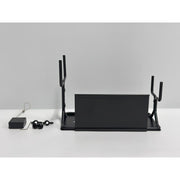 6 in. H X 8 in. W X 4 in. D Black Metal Short Recip Display