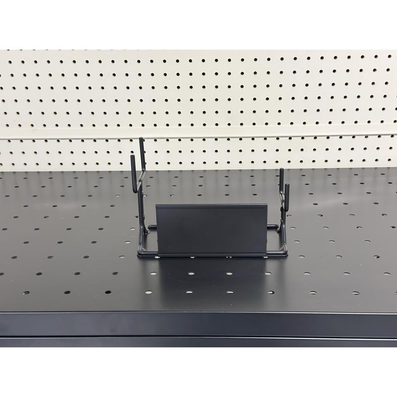 6 in. H X 8 in. W X 4 in. D Black Metal Short Recip Display