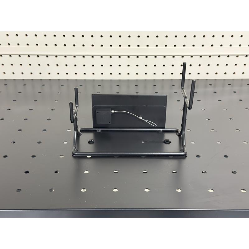 6 in. H X 8 in. W X 4 in. D Black Metal Short Recip Display