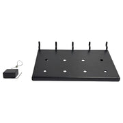 2 in. H X 8 in. W X 5 in. D Black Metal Pegboard Platform Display