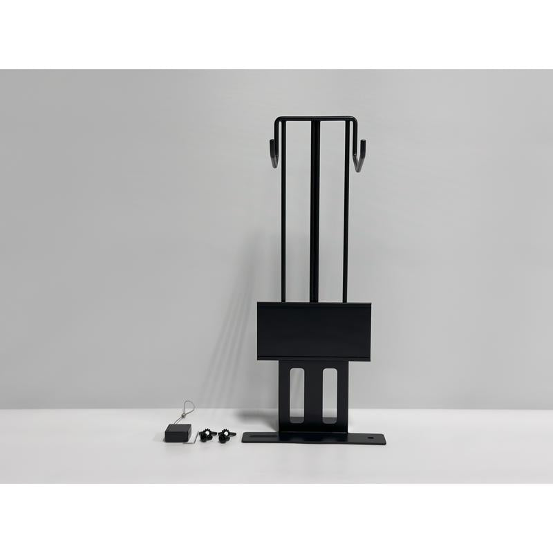 16 in. H X 8 in. W X 9 in. D Black Metal Grease Gun Display