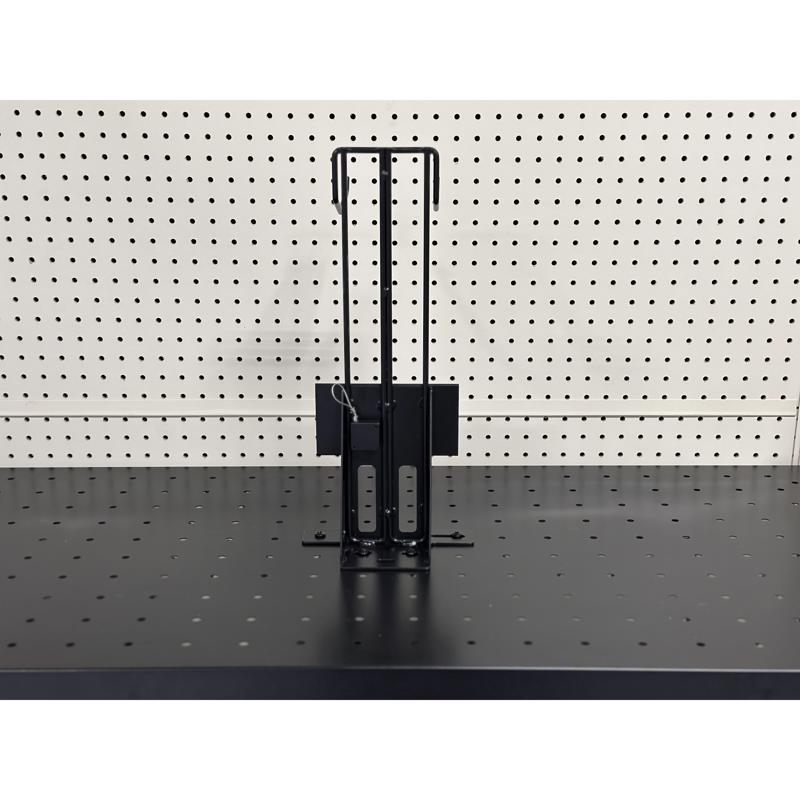 16 in. H X 8 in. W X 9 in. D Black Metal Grease Gun Display