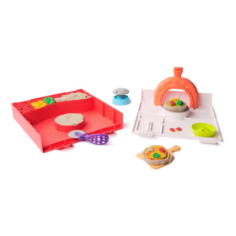 Kinetic Sand Magically Rising Pizzas Squish Pizza Set