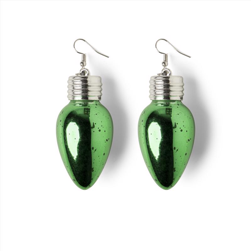 Holiday Frost Light-Up Earrings