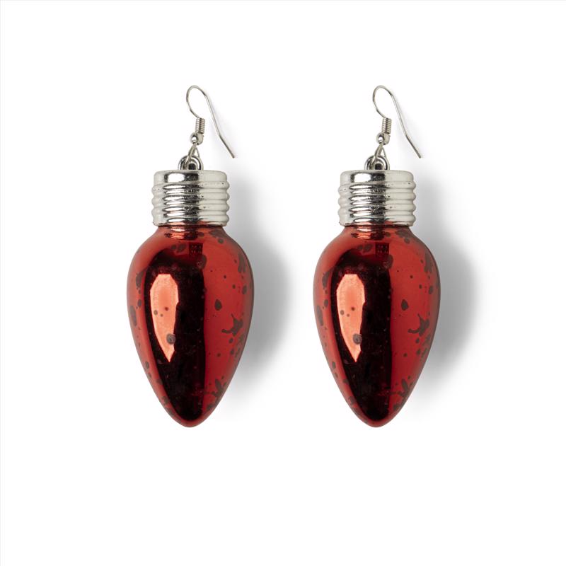 Holiday Frost Light-Up Earrings