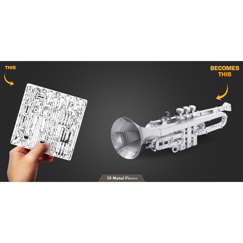 Metal Earth Trumpet Building Set 38 pc