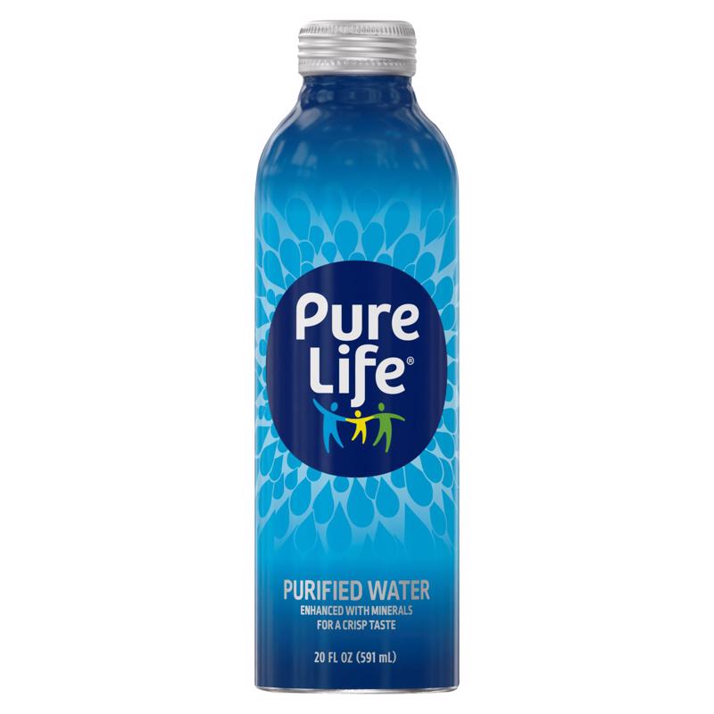 Primo Pure Life Natural Bottled Water 20 fl. oz.