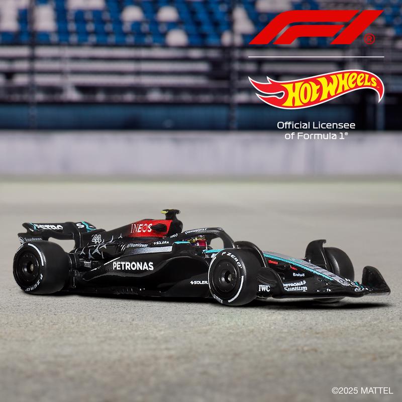 Hot Wheels Die-Cast 1:64 Scale Formula 1 Collectible Toy Race Car Multicolored